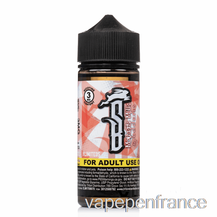 Lait Maternel Et Biscuits - Lapin Suicide - Stylo Vape 120 Ml 0 Mg